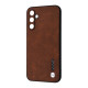 Чохол WAVE Leather Case Samsung Galaxy A14 dark brown