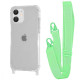 Чохол WAVE Clear Case with Strap iPhone 11 green 2001001941604