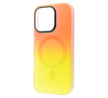 Чохол WAVE Matte Gradient Colors with Magnetic Ring iPhone 16 Pro orange/yellow