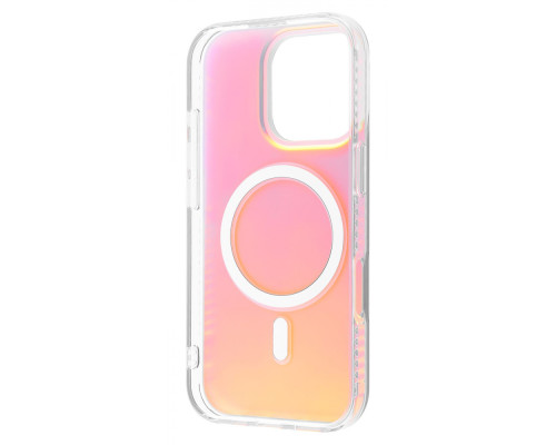 Чохол WAVE Matte Gradient Colors with Magnetic Ring iPhone 16 Pro orange/yellow