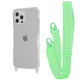 Чохол WAVE Clear Case with Strap iPhone 12 Pro Max green