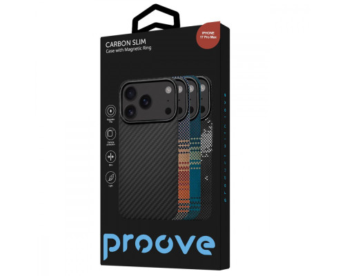 Чохол Proove Carbon Slim with Magnetic Ring iPhone 17 Pro Max starfield 2003000266535 6901128631579