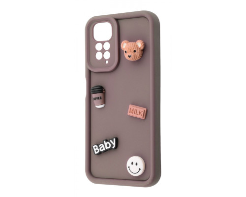 Чохол Pretty Things Case Xiaomi Redmi Note 11 4G/Redmi Note 11S brown/bear