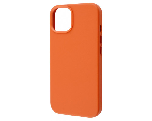 Чохол WAVE Premium Leather Edition Case with Magnetic Ring iPhone 14 orange 2001000588558