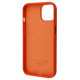 Чохол WAVE Premium Leather Edition Case with Magnetic Ring iPhone 14 orange 2001000588558