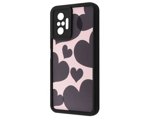 Чохол WAVE Artfull Case Xiaomi Redmi Note 10 Pro black hearts