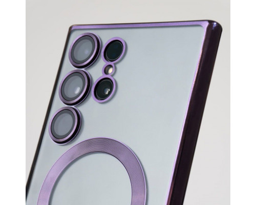 Чохол WAVE Metal Color Case with Magnetic Ring Samsung Galaxy S23 FE deep purple