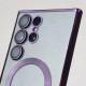 Чохол WAVE Metal Color Case with Magnetic Ring Samsung Galaxy S23 FE deep purple