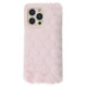 Чохол Fluffy Love Case iPhone 13 Pro Max pink