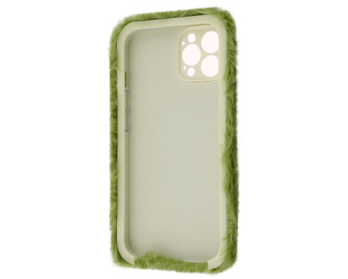 Чохол Fluffy Love Case iPhone 13 Pro Max pink