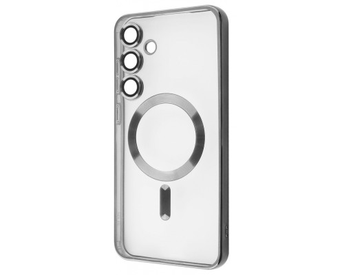 Чохол WAVE Metal Color Case with Magnetic Ring Samsung Galaxy S25 FE silver 2003000274363