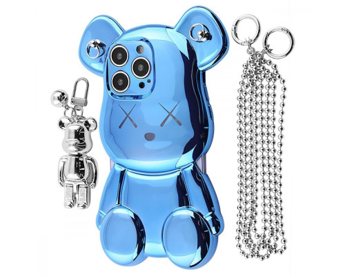 Чохол Teddy Bear Case with Strap iPhone 13 Pro Max sierra blue 2001001958350