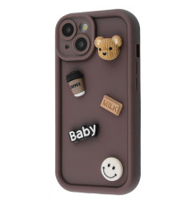 Чохол Pretty Things Case iPhone 14 brown/bear