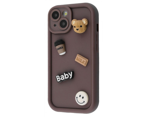 Чохол Pretty Things Case iPhone 14 brown/bear