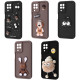 Чохол Pretty Things Case Samsung Galaxy A22/M22/M32 (A225F/M225F/M325F) brown/fluffy white
