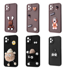 Чохол Pretty Things Case Samsung Galaxy A06 brown/fluffy white