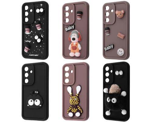 Чохол Pretty Things Case Samsung Galaxy A16 brown/fluffy white 2003000218633