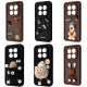 Чохол Pretty Things Case Xiaomi Redmi Note 14 Pro+ brown/fluffy white