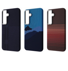 Чохол WAVE Gleam Case with Magnetic Ring Samsung Galaxy S25 Plus blue stripes 2003000252620