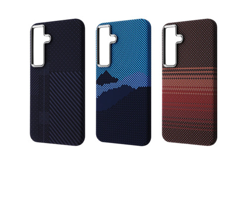 Чохол WAVE Gleam Case with Magnetic Ring Samsung Galaxy S25 Plus blue stripes 2003000252620
