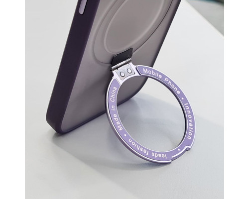 Чохол WAVE Premium Attraction Case with Magnetic Ring iPhone 15 purple