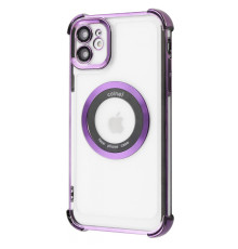 Чохол Glossy Case with Magnetic Ring iPhone 12 purple