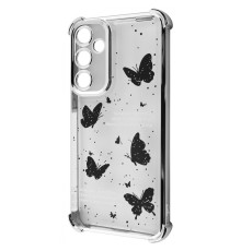 Чохол WAVE Winkie Samsung Galaxy A55 silver/butterfly 2003000254426