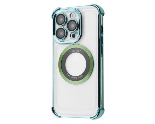 Чохол Glossy Case with Magnetic Ring iPhone 13 Pro green