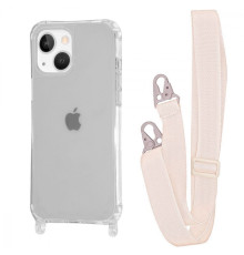 Чохол WAVE Clear Case with Strap iPhone 14 transparent