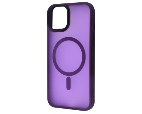 Чохол WAVE Matte Insane Case with Magnetic Ring iPhone 13 deep purple