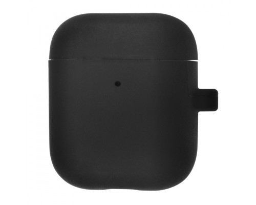 Чохол Silicone Case Slim with Carbine for AirPods 2 black