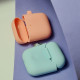 Чохол Silicone Case Slim with Carbine for AirPods 2 pink sand