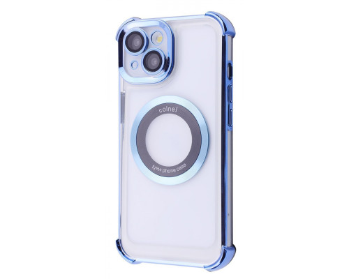 Чохол Glossy Case with Magnetic Ring iPhone 15 sierra blue