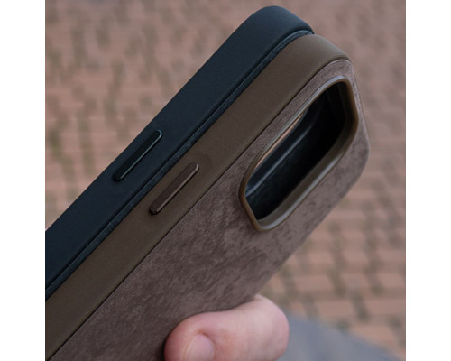 Чохол WAVE Premium Woven Case with Magnetic Ring iPhone 15 taupe 2001001749095