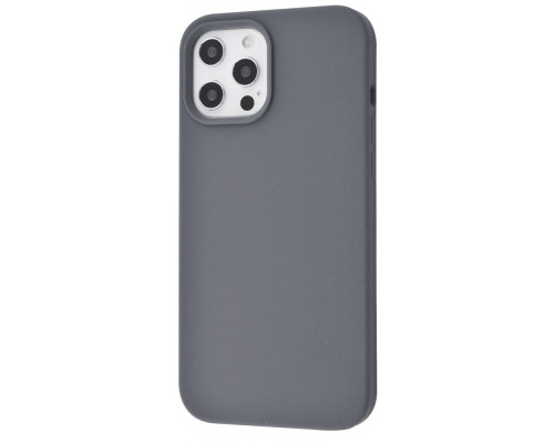 Чохол WAVE Full Silicone Cover iPhone 12/12 Pro gray