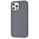 Чохол WAVE Full Silicone Cover iPhone 12/12 Pro gray