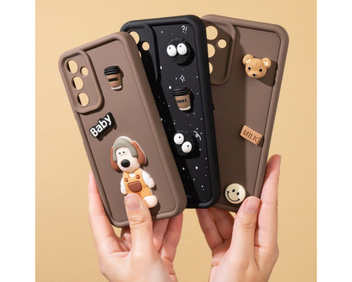 Чохол Pretty Things Case Xiaomi Redmi Note 11 Pro/Redmi Note 12 Pro 4G brown/fluffy white 2003000218664