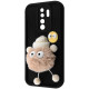 Чохол Pretty Things Case Xiaomi Redmi Note 8 Pro black/fluffy white 2003000179002