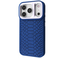 Чохол Kajsa Snake Pattern with Magnetic Ring iPhone 17 Pro Max blue 2003000276213