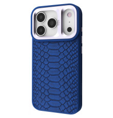 Чохол Kajsa Snake Pattern with Magnetic Ring iPhone 17 Pro Max blue 2003000276213
