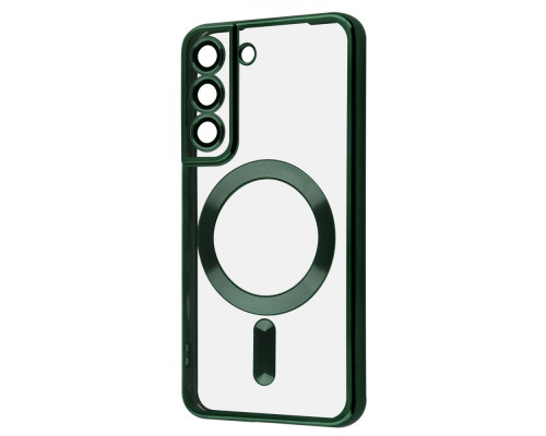 Чохол WAVE Metal Color Case with Magnetic Ring Samsung Galaxy S21 FE (G990B) dark green