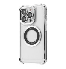 Чохол Glossy Case with Magnetic Ring iPhone 14 Pro silver