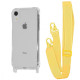 Чохол WAVE Clear Case with Strap iPhone Xr yellow 2001001941529