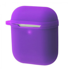 Чохол Silicone Shock-proof case for Airpods 1/2 purple