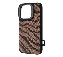 Чохол Kajsa Glamorus Collection with Magnetic Ring iPhone 16 Pro Max bronze