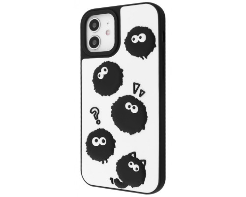 Чохол WAVE Doodle Case iPhone 12/12 Pro black fluffy 2003000242881