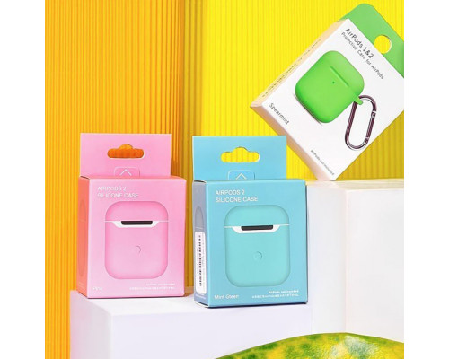 Чохол Silicone Case Slim for AirPods 2 lavender