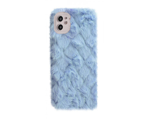 Чохол Fluffy Love Case iPhone 12 blue