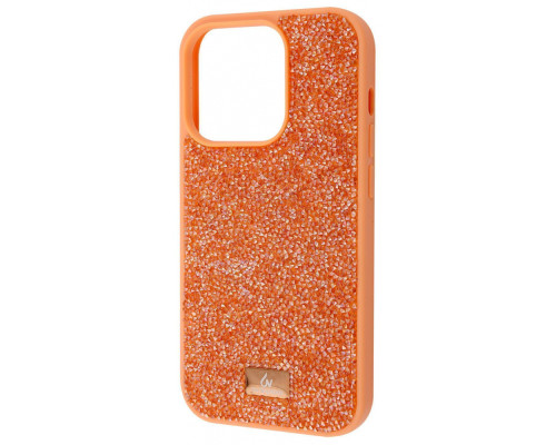 Чохол Bling World Rock Diamond (TPU) iPhone 14 Pro Max sunset gold