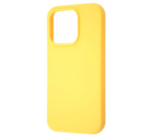 Чохол WAVE Full Silicone Cover iPhone 15 Pro yellow